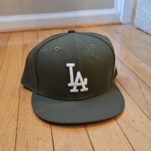 New Era Green and White Snapback Hat